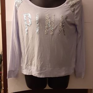 VS PINK Bling long sleeve tee